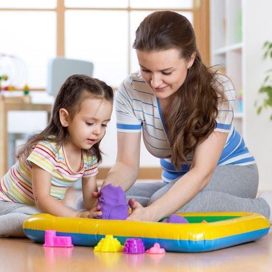 Imaginea din Saltea gonflabilă pentru nisip kinetic modelabil