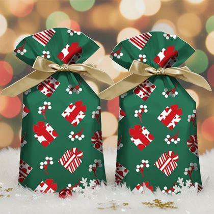 Imaginea din Pungi cadou cu fundă 10 buc - L