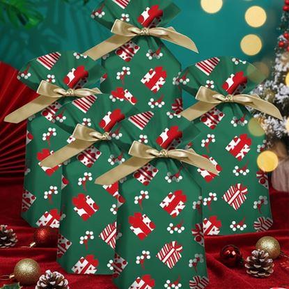 Imaginea Pungi cadou cu fundă 10 buc - L