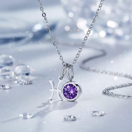 Imaginea din Lanț cu pandantiv semn zodiacal - Pești