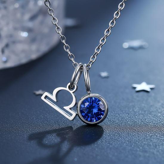 Imaginea din Lanț cu pandantiv semn zodiacal - Balanță