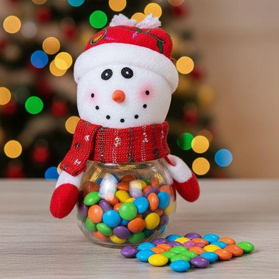 Imaginea din Cutie de Crăciun pentru dulciuri -  Om de zăpadă