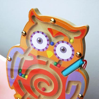 Imaginea din Maze magnetică  -  bufniță