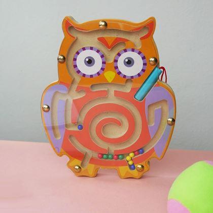 Imaginea din Maze magnetică  -  bufniță