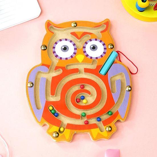 Imaginea din Maze magnetică  -  bufniță