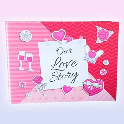 Imaginea din Jurnal de experiențe/album foto pentru cupluri + set creativ de autocolante
