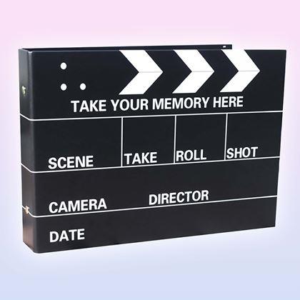 Imaginea din Jurnal de experiențe/album foto clapetă de film + set creativ de autocolante