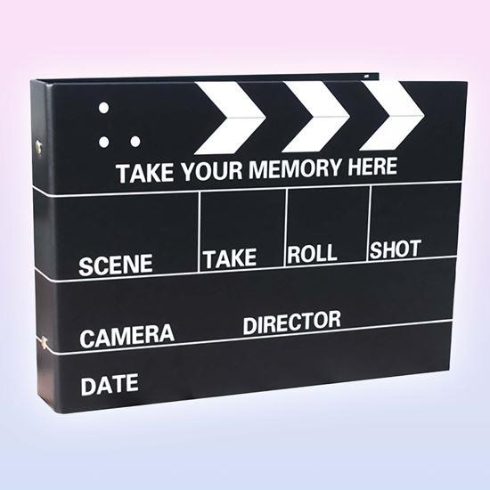 Imaginea din Jurnal de experiențe/album foto clapetă de film + set creativ de autocolante