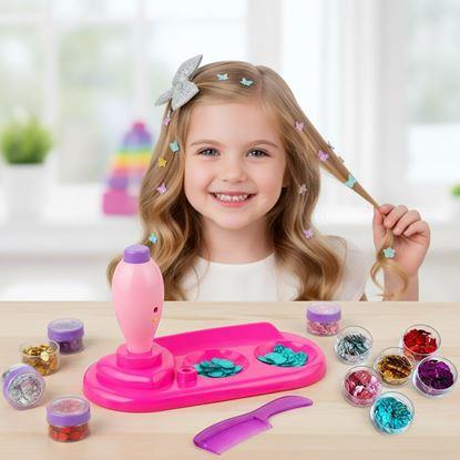 Imaginea Aparat de aplicat sclipici în păr