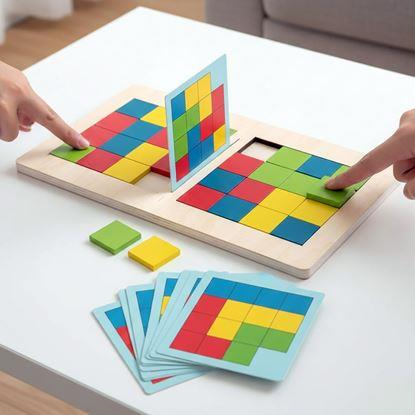 Imaginea Joc de lemn Tangram pentru doi
