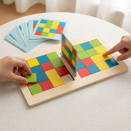 Imaginea din Joc de lemn Tangram pentru doi