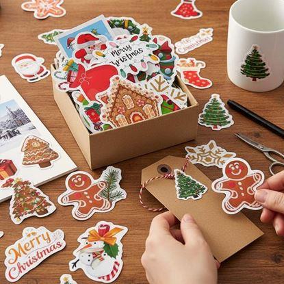 Imaginea Sticker-uri decorative de Crăciun - 50 de bucăți