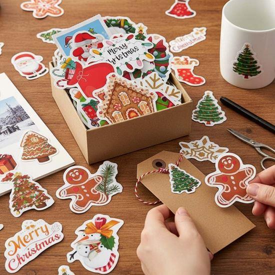 Imaginea din Sticker-uri decorative de Crăciun - 50 de bucăți