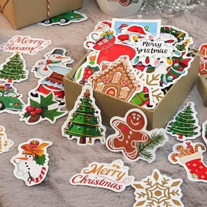 Imaginea din Sticker-uri decorative de Crăciun - 50 de bucăți