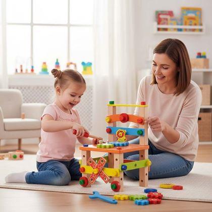 Imaginea din Scaun educativ din lemn