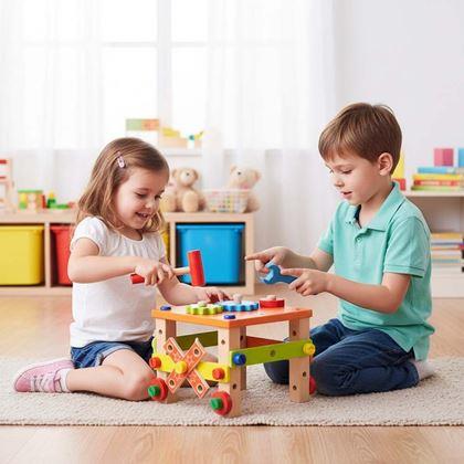 Imaginea din Scaun educativ din lemn