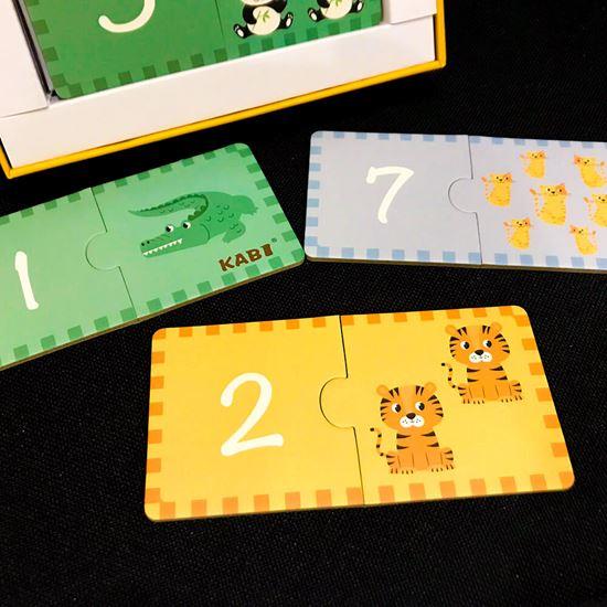 Imaginea din Puzzle educaționale – numărat, 20 de piese