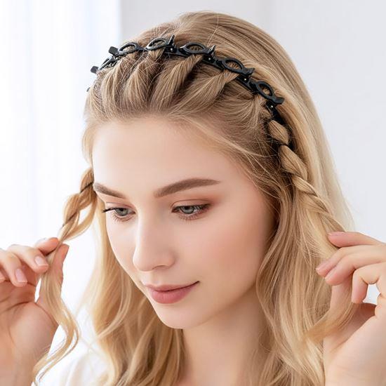 Imaginea din Cordeluță cu cleme  -  neagră