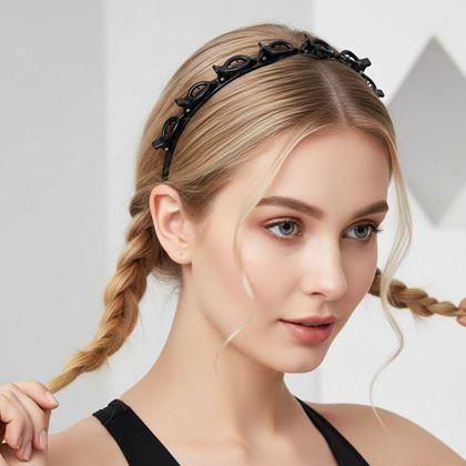 Imaginea din Cordeluță cu cleme  -  neagră