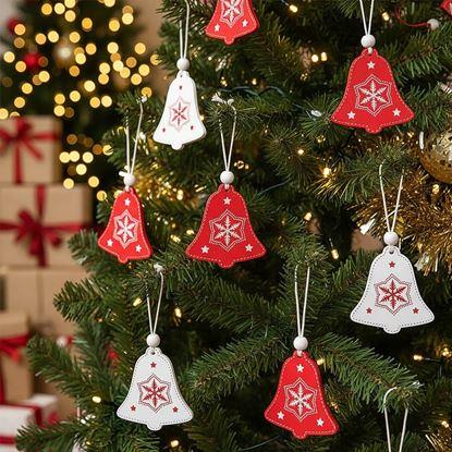 Imaginea Set de ornamente din lemn 12 bucăți