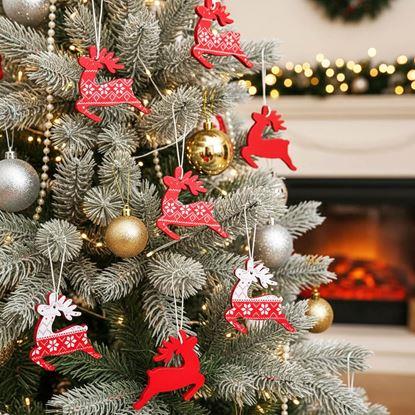 Imaginea Set de ornamente din lemn 12 bucăți