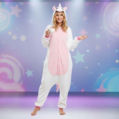 Imaginea Costum pentru animale - unicorn roz 
