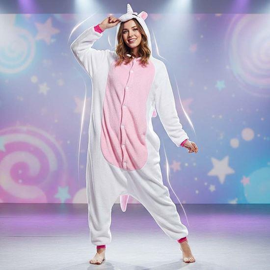 Imaginea din Costum pentru animale - unicorn roz  -  L