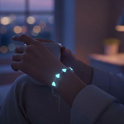 Imaginea Brățară luminoasă - inimioare