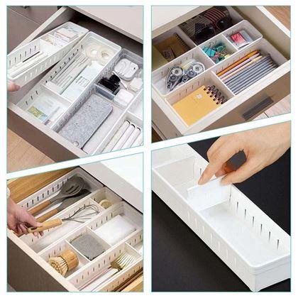 Imaginea din Organizator pentru sertar cu despărțitor reglabil