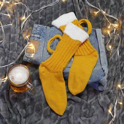 Imaginea din Șosete pentru bere - tricotate