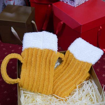 Imaginea din Șosete pentru bere - tricotate