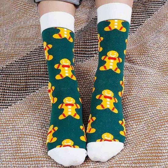 Imaginea din Ponožky s vánočním vzorem - perníčky