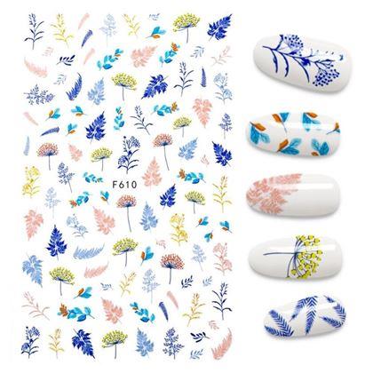 Imaginea din Set de autocolante pentru unghii - 104 bucăți bilete