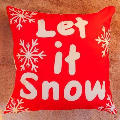 Imaginea din Husă de pernă de Crăciun 40x40 cm  -  Let it Snow