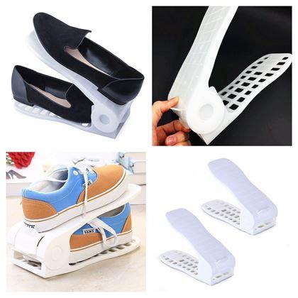 Imaginea din Organizator din plastic pentru pantofi  -  alb