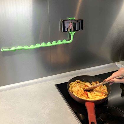 Imaginea din Suport telefon  - caracatiță verde