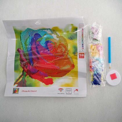 Imaginea din Pictură cu diamante basic  -  trandafir