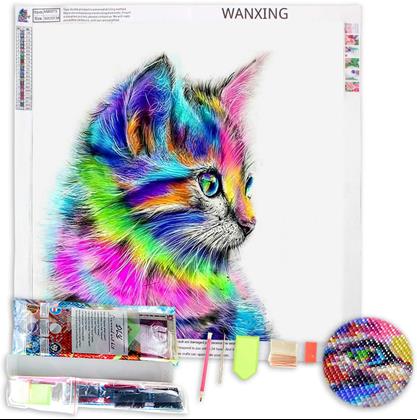 Imaginea din Pictură cu diamante basic  -  pisicuță