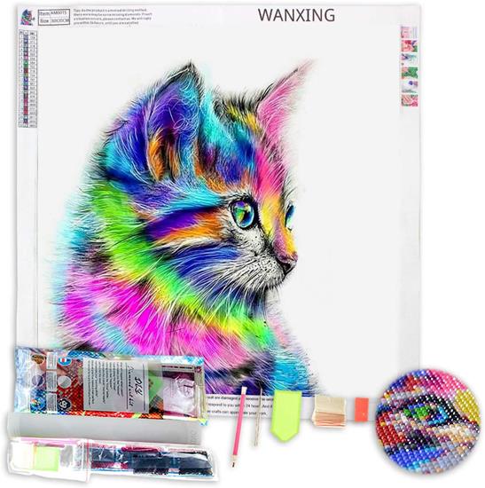 Imaginea din Pictură cu diamante basic  -  pisicuță
