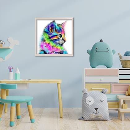 Imaginea din Pictură cu diamante basic  -  pisicuță