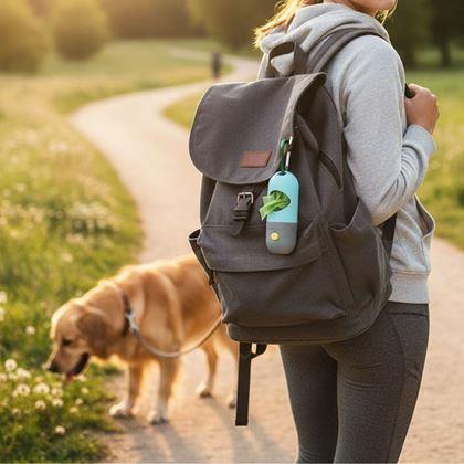 Imaginea din Distribuitor de pungi pentru excremente canine cu iluminare