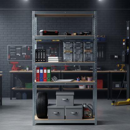 Imaginea Raft metalic cu 5 polițe