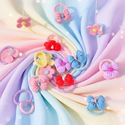 Imaginea din Elastice de păr pentru copii 10 buc  -  fundițe