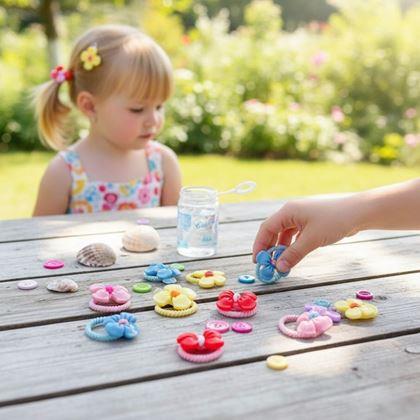 Imaginea din Elastice de păr pentru copii 10 buc  -  fundițe