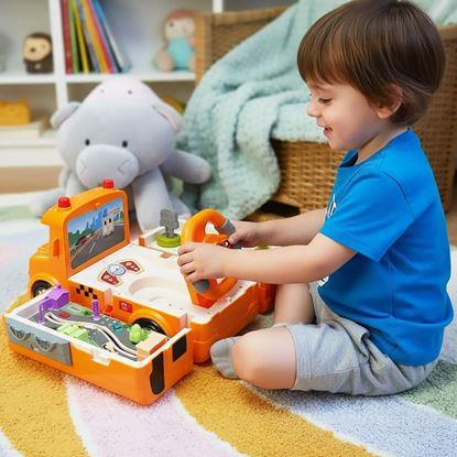 Imaginea Autobuz interactiv pliabil cu volan