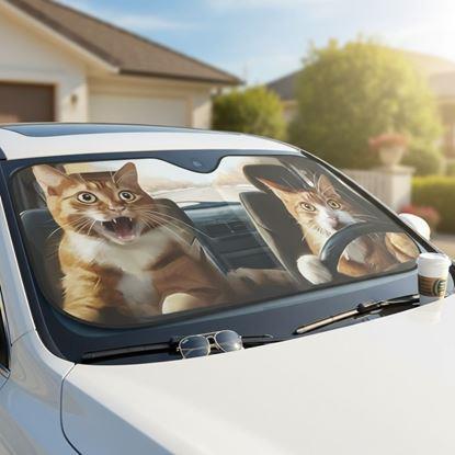 Imaginea Parasolar auto cu ventuze