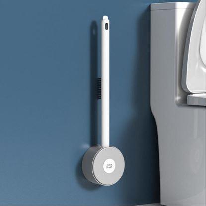 Imaginea Periuță WC din silicon 2 în 1