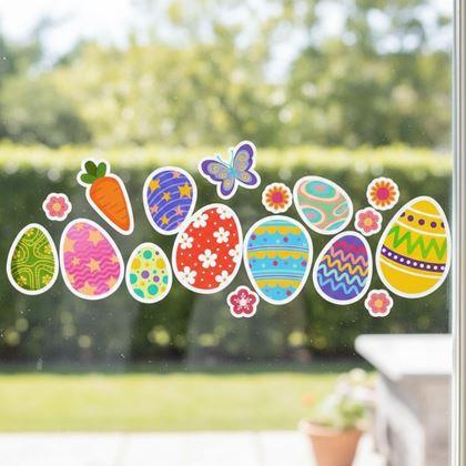 Imaginea din Autocolante de Paște pentru fereastră, 35 bucăți