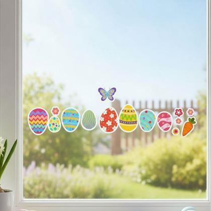 Imaginea din Autocolante de Paște pentru fereastră, 35 bucăți