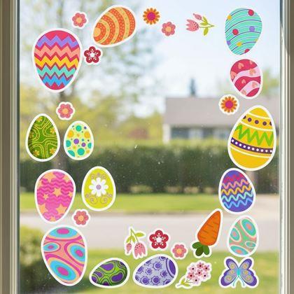 Imaginea din Autocolante de Paște pentru fereastră, 35 bucăți